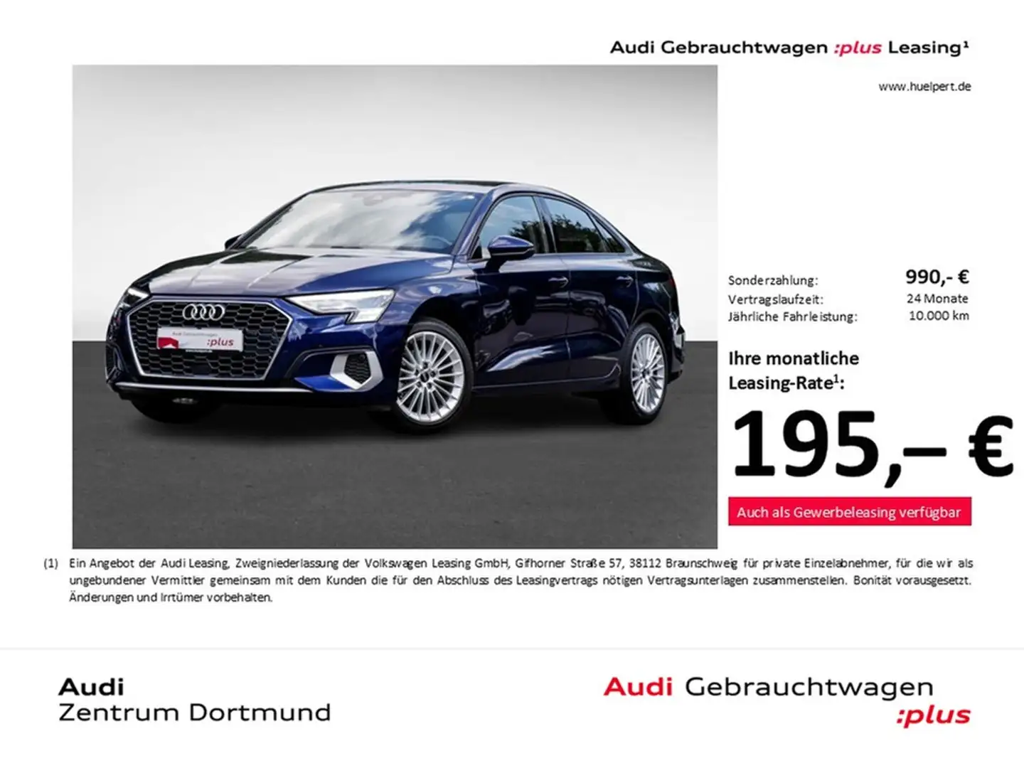 Audi A3 35 advanced MATRIXLED NAVI+ LM17 SITZHEIZUNG Blau - 1