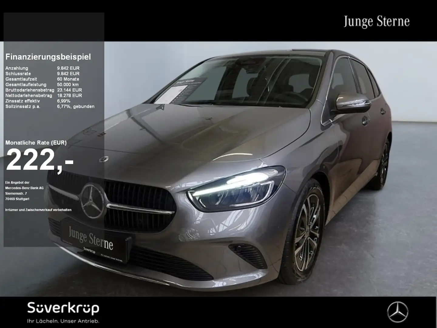 Mercedes-Benz B 200 , PROGRESSIVE KAMERA SPUR PDC SHZ Grau - 1