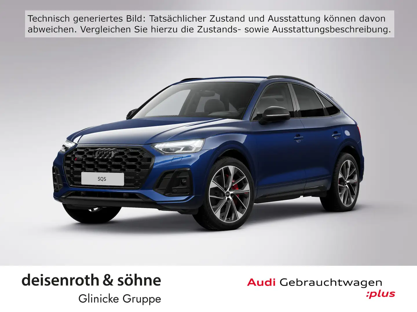 Audi SQ5 TDI AHK/Matrix/B&O/Nav/21"/Assist Blau - 1