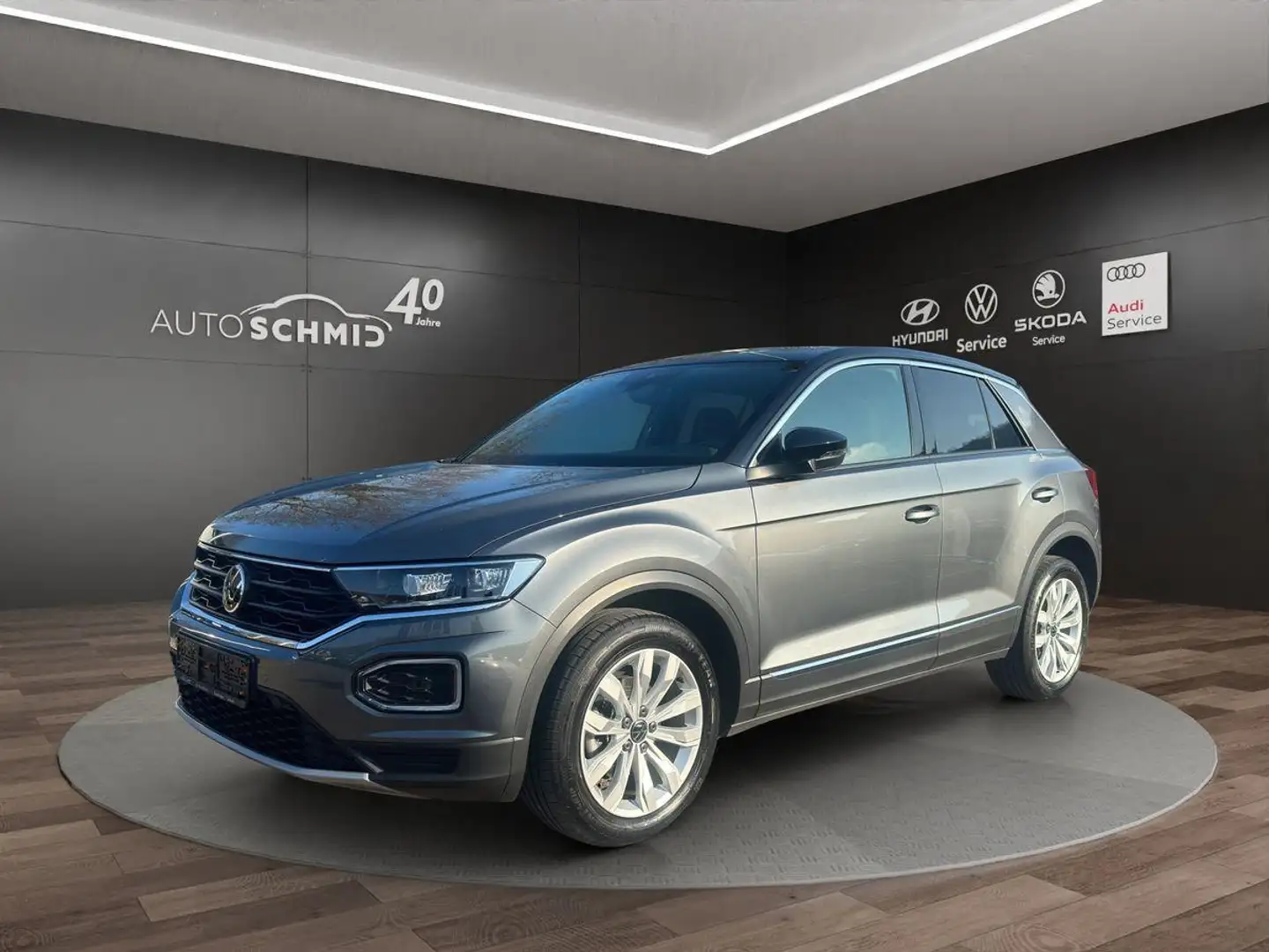 Volkswagen T-Roc Sport 1.5  TSI DSG NAVI RFK PDC STANDHEIZUNG Gris - 1