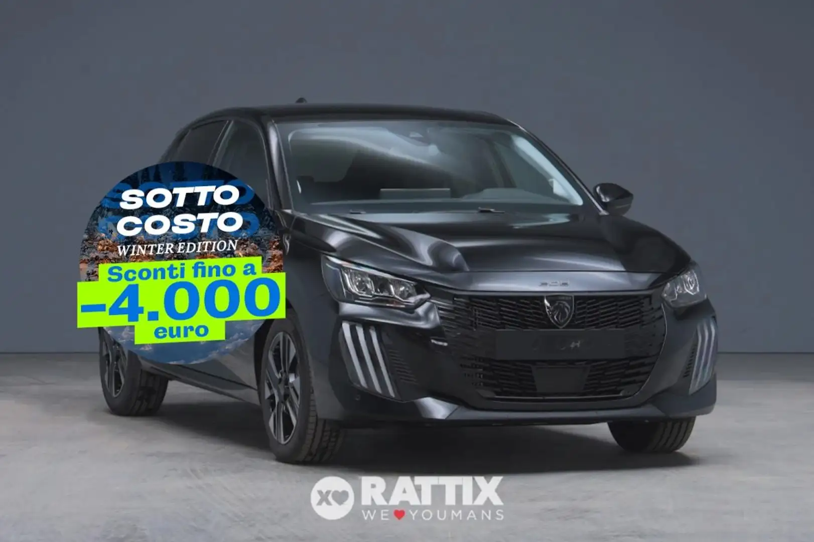 Peugeot 208 1.2 Hybrid 145CV Allure e-DCS6 Schwarz - 1