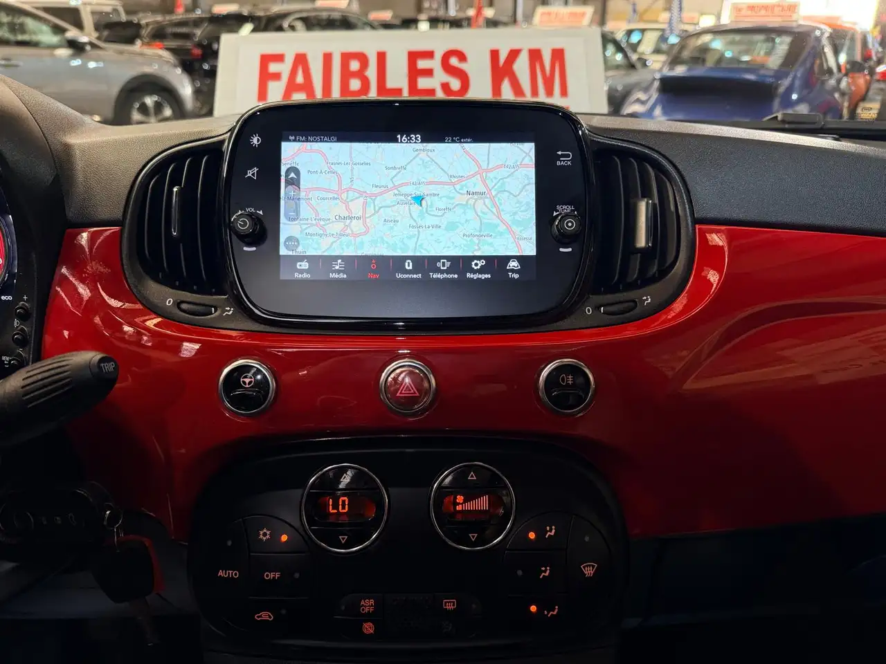 Fiat 500C 1.0i Hybride/Essence Édition Red GPS Airco CarPlay J.A, миниатюра 25
