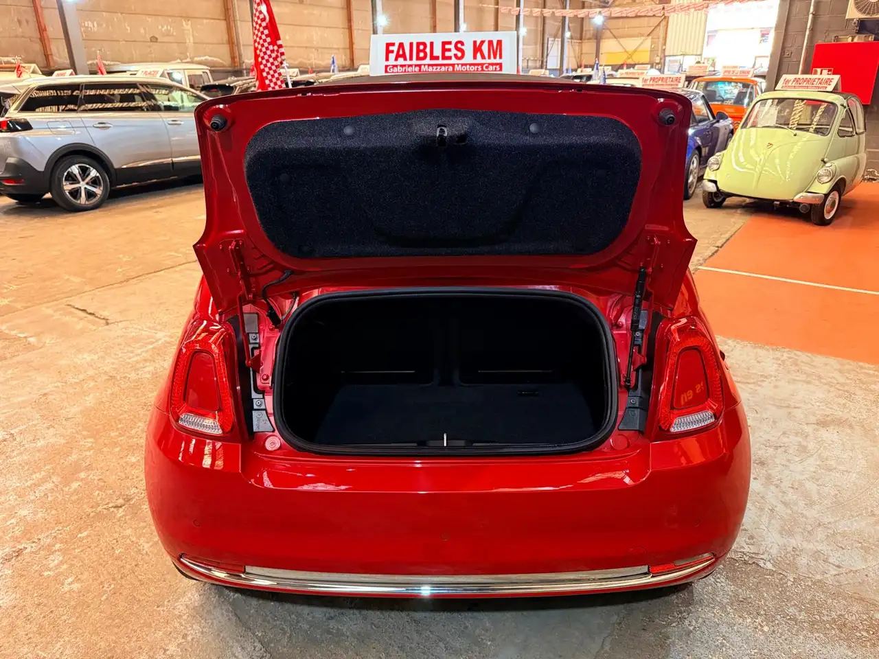 Fiat 500C 1.0i Hybride/Essence Édition Red GPS Airco CarPlay J.A, миниатюра 11