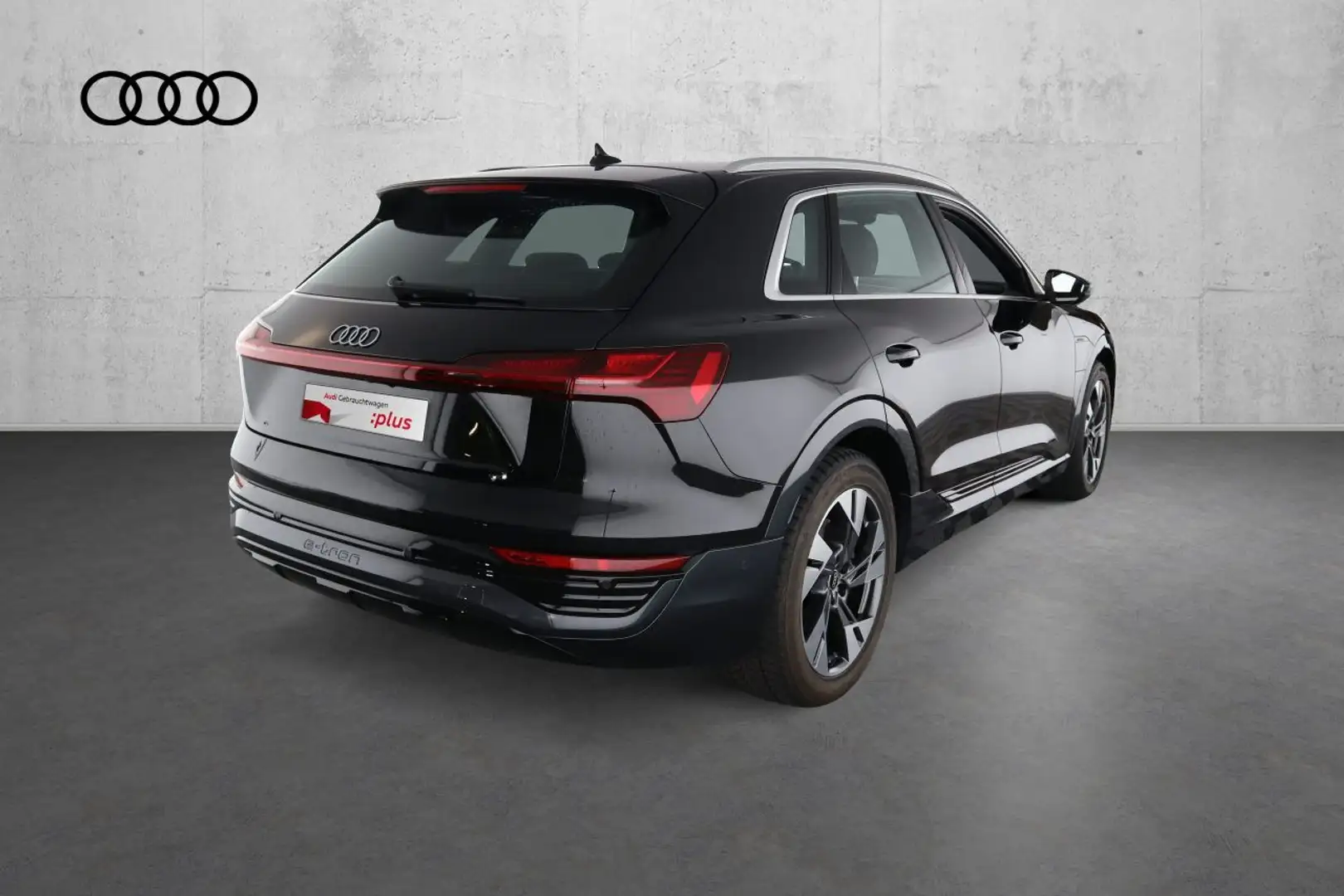 Audi Q8 e-tron 55 Advanced +ADAPAIR+MEMORY+HUD+MATRIX Schwarz - 2