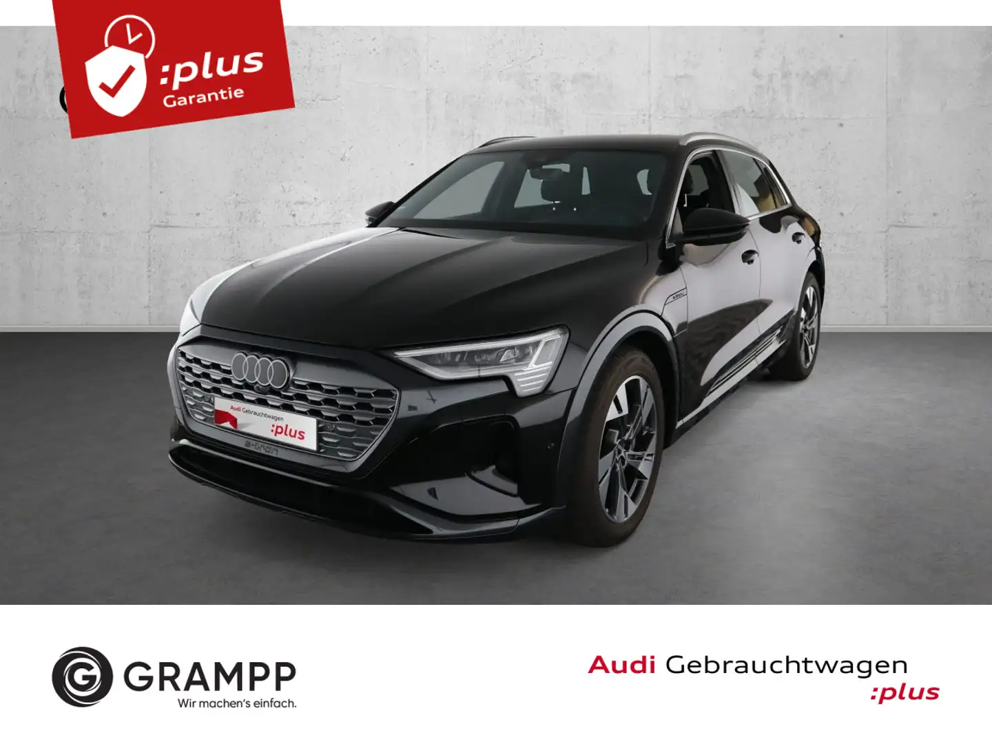 Audi Q8 e-tron 55 Advanced +ADAPAIR+MEMORY+HUD+MATRIX Schwarz - 1
