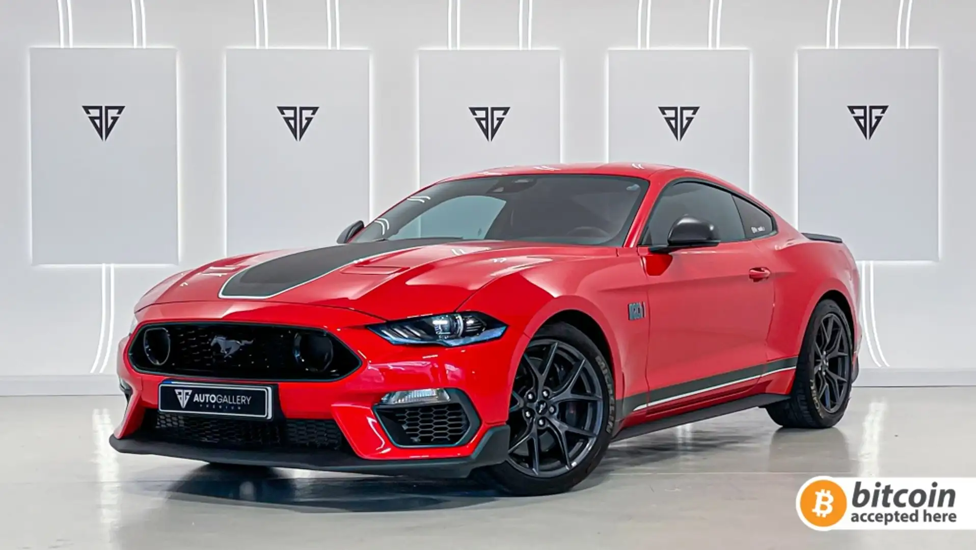 Ford Mustang Fastback 5.0 Ti-VCT Mach I Aut. Rouge - 1