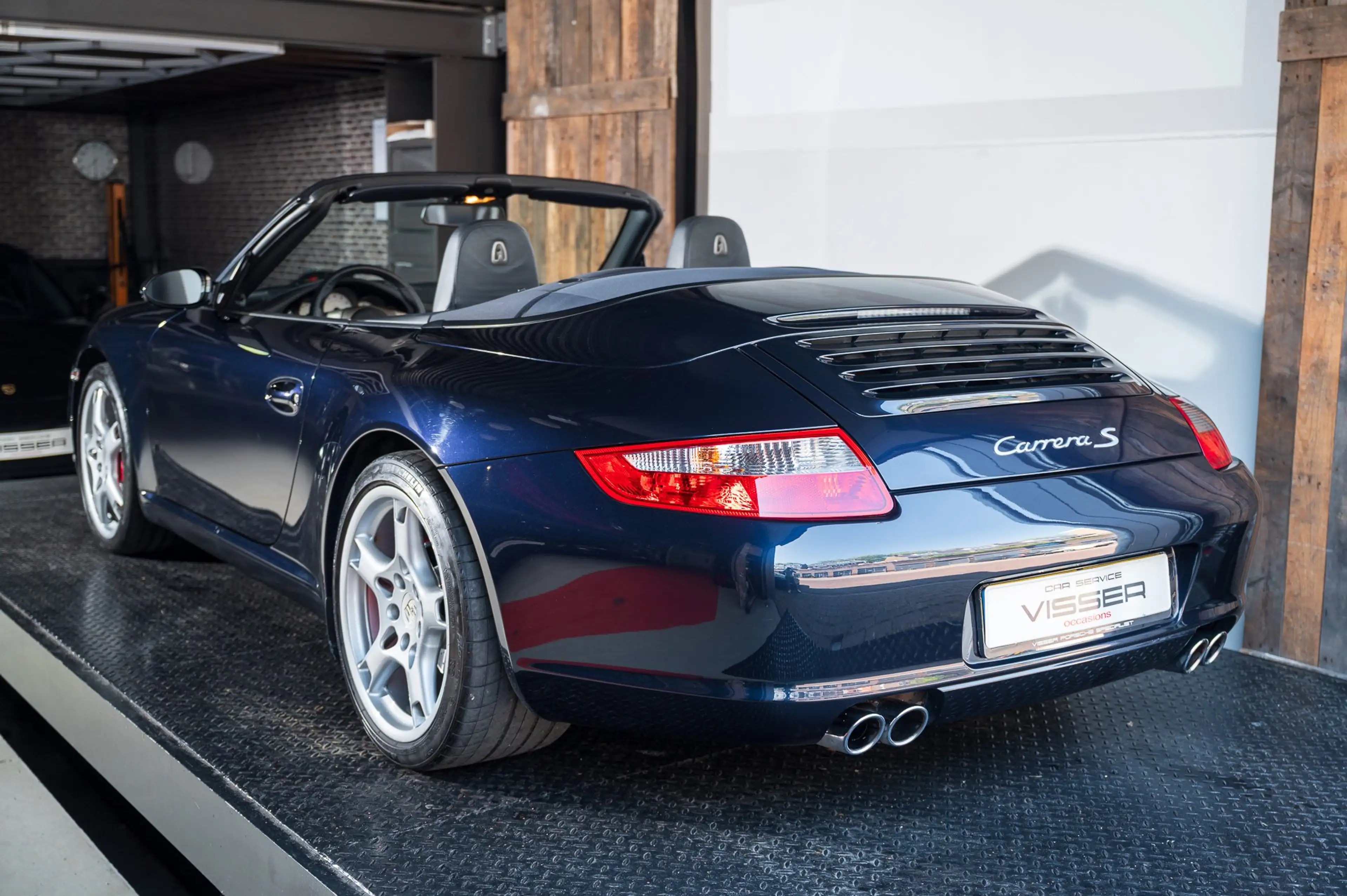 Porsche 997 3.8 Carrera S handgeschakelde cabrio Nachtblau-met — photo 12