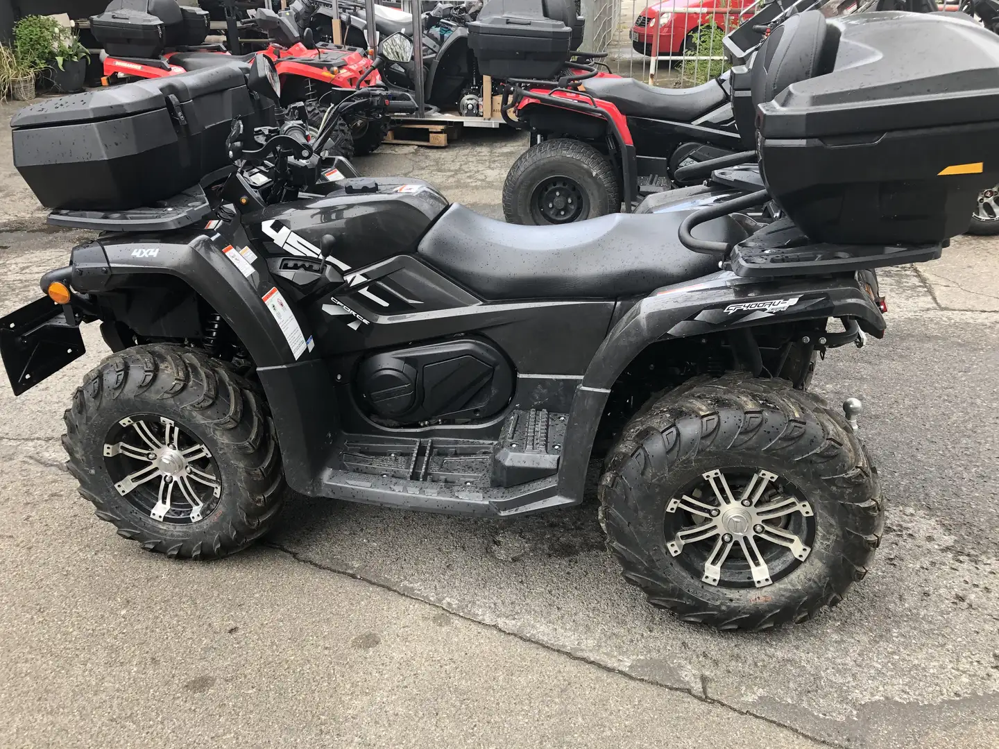 CFMOTO CForce 450 mit Schneeschild und 2 x Koffer + Seilwinde Чёрный - 2