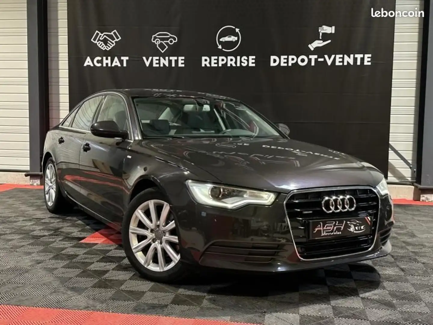 Audi A6 3.0 V6 TDI 204ch Ambition Luxe quattro S tronic 7 Grau - 2