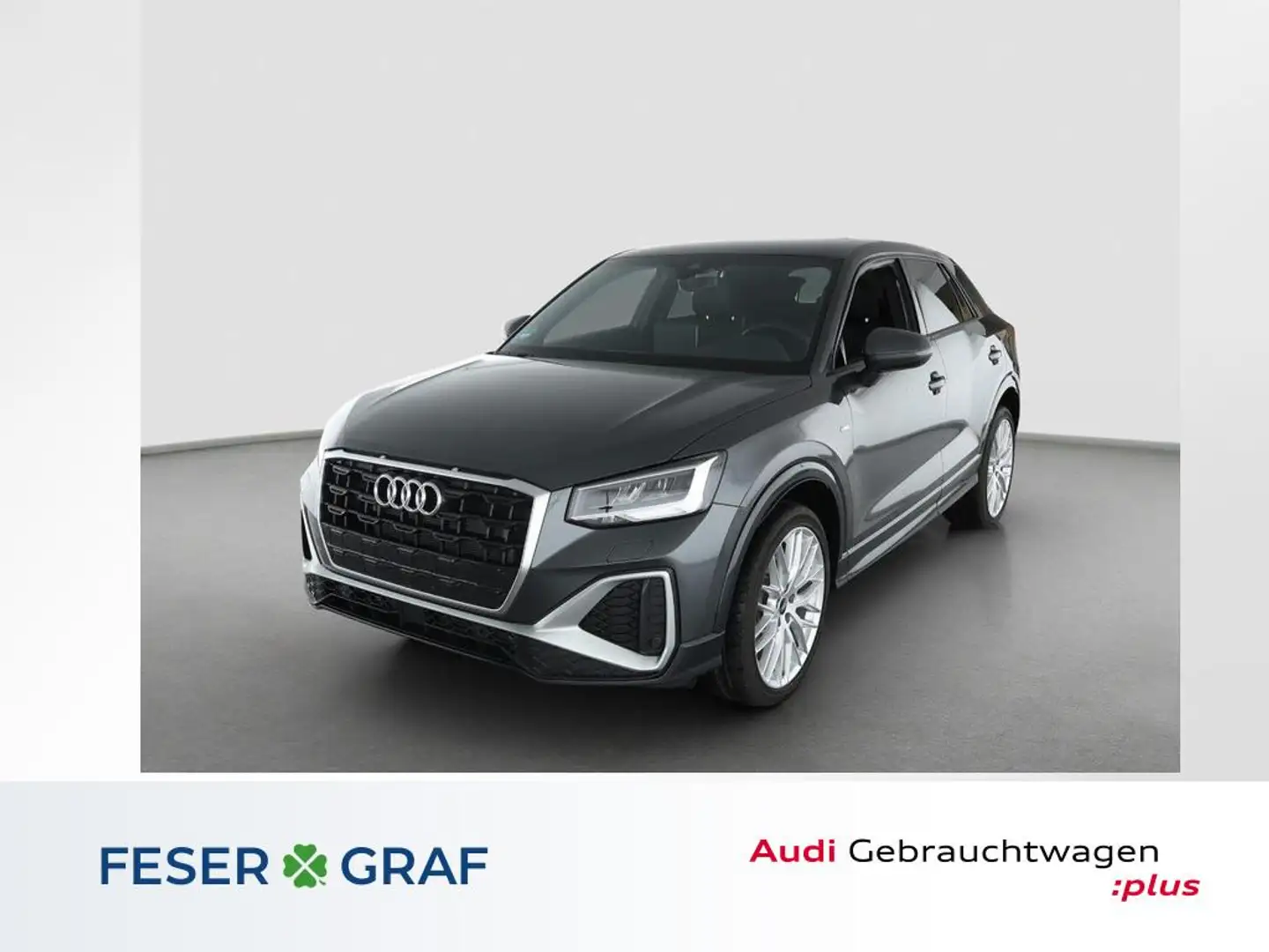 Audi Q2 35 TFSI 2x S line /LED/Leder/ACC/Navi+/AHK/Kamera Grau - 1
