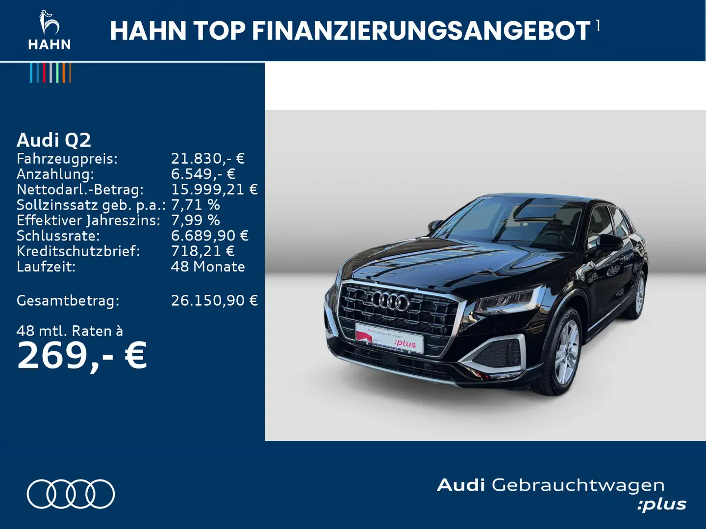 Audi Q2 advanced 35TFSI S-trc LED Sitzh GRA Einparkh Schwarz - 2
