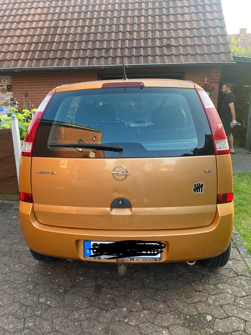Opel Meriva 1.6 16V Cosmo Automatik, TÜV NEU Gelb - 1