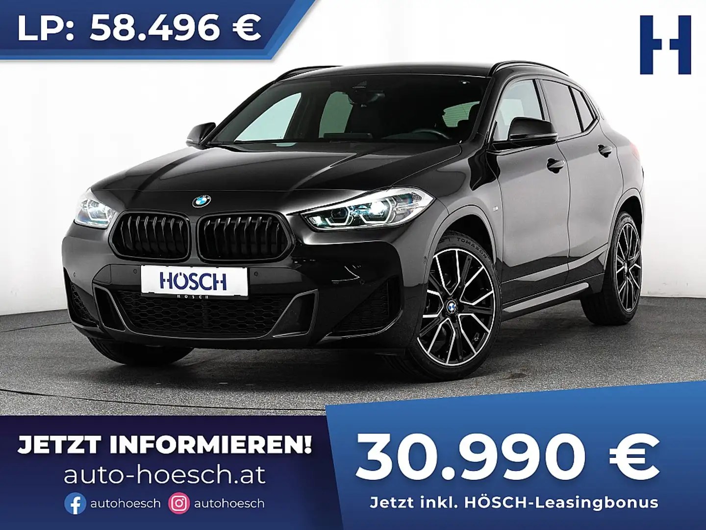 BMW X2 sDrive 18i M Sport Aut. HEAD-UP AHK R-KAMERA Schwarz - 1