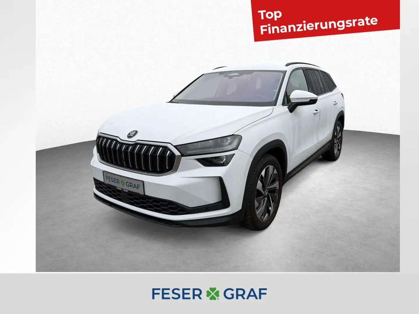 Skoda Kodiaq Selection 2.0 TDI 7-DSG 4x4 *AHK*DCC*ACC Weiß - 1