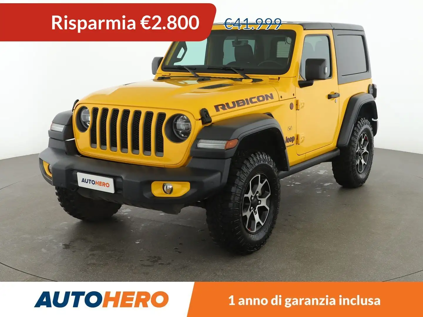 Jeep Wrangler 2.0 TGDi Rubicon Jaune - 1
