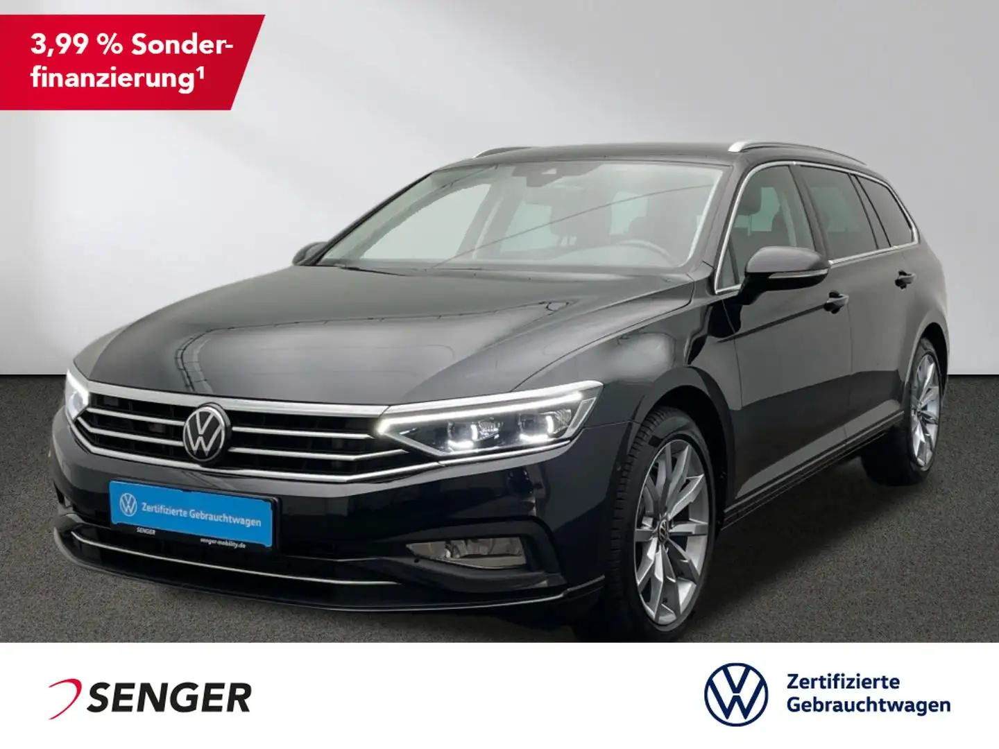 Volkswagen Passat Variant Busines 2.0TDI CarPlay Matrix AHK Noir - 1