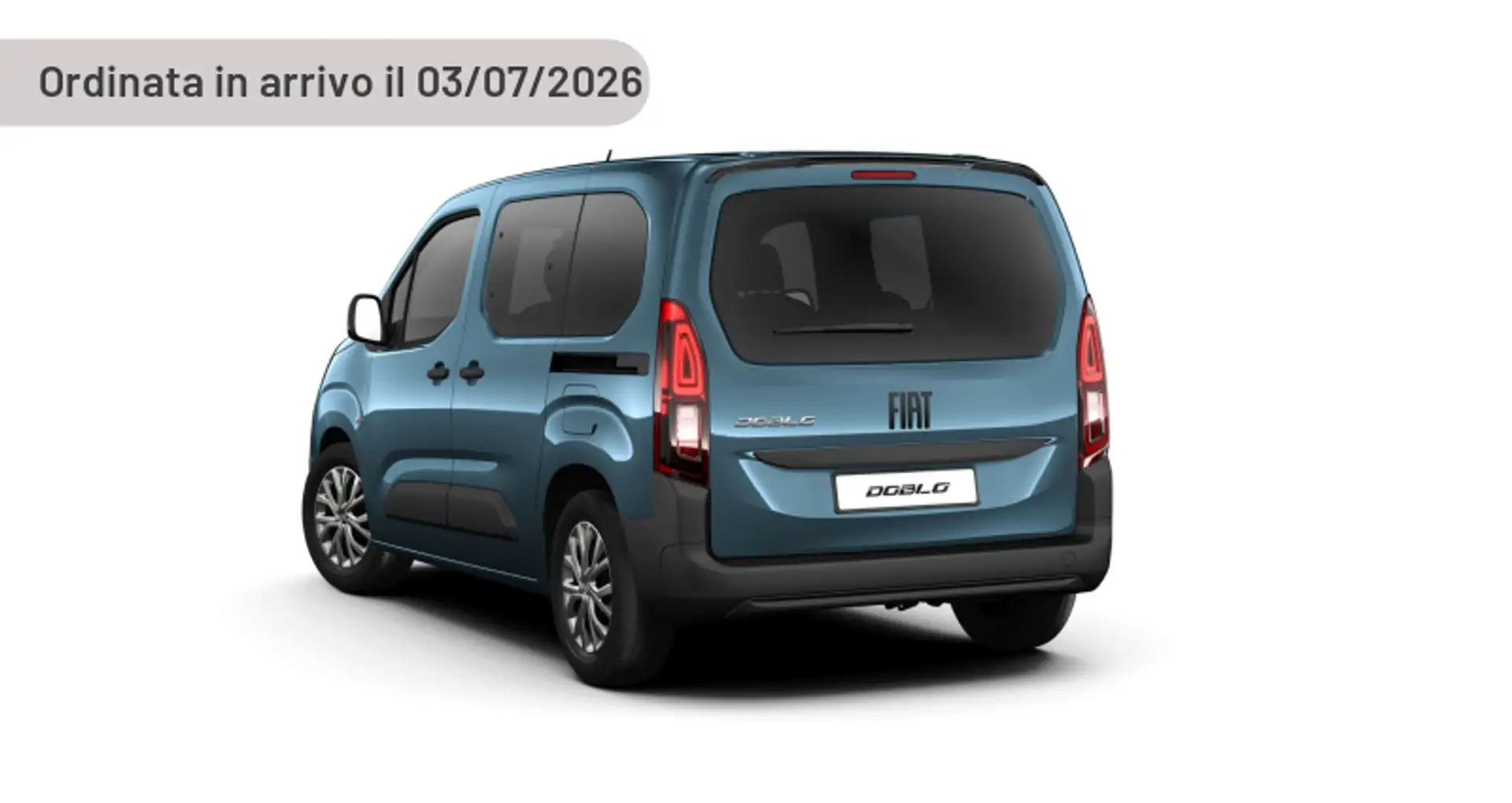 Fiat Doblo 1.5 BlueHdi 100 CV PC Argento - 1