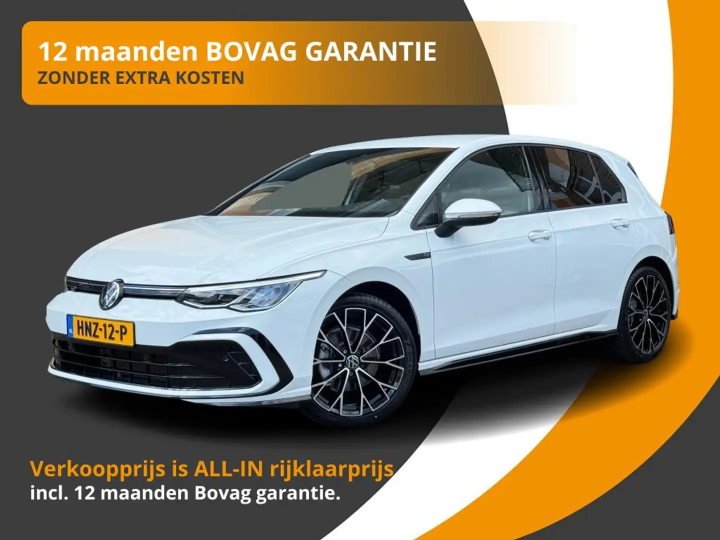 Volkswagen Golf 1.5 eTSI 150PK DSG R-LINE 2023 22.000KM! Bianco - 1