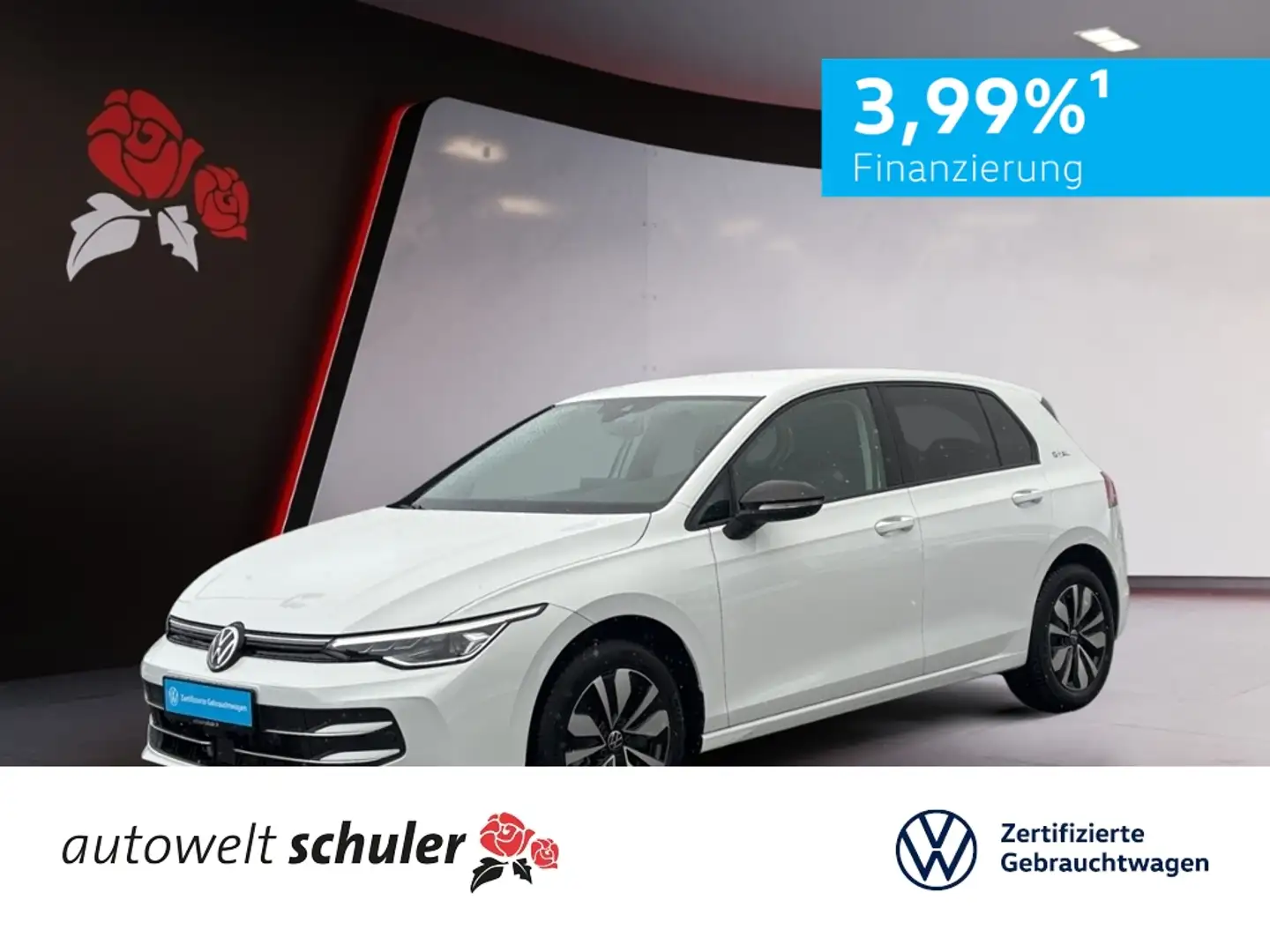 Volkswagen Golf 1,5 TSI Goal AHK Navi LED Weiß - 1