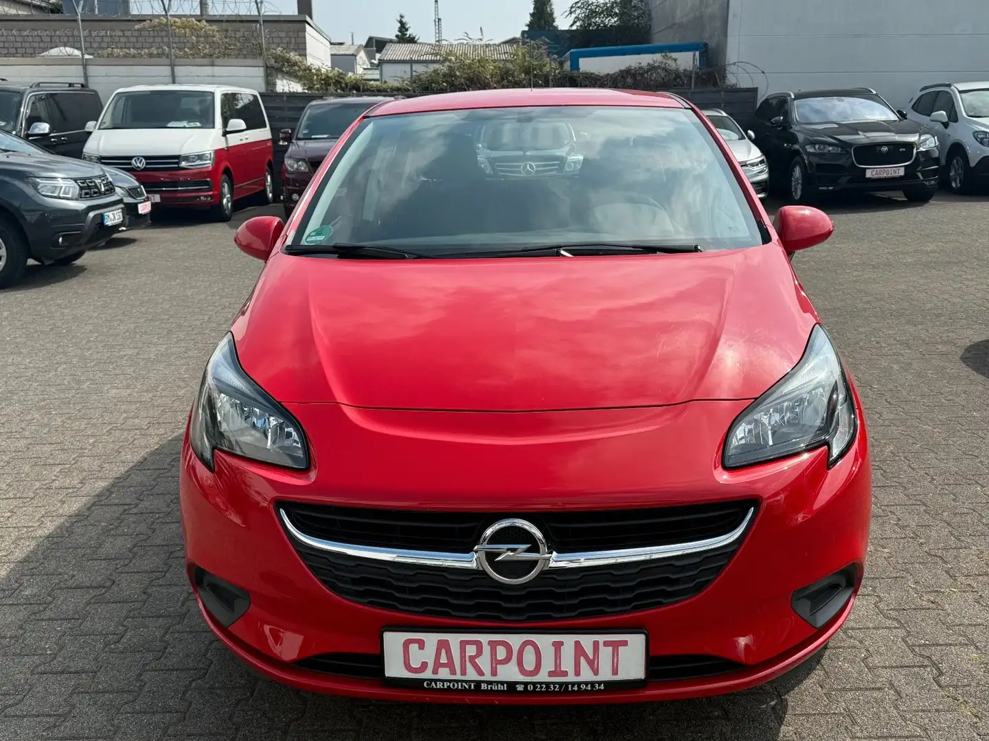 Opel Corsa E Edition 2.HAND/KLIMA/ALLWETTER/WENIG KM Rouge - 2