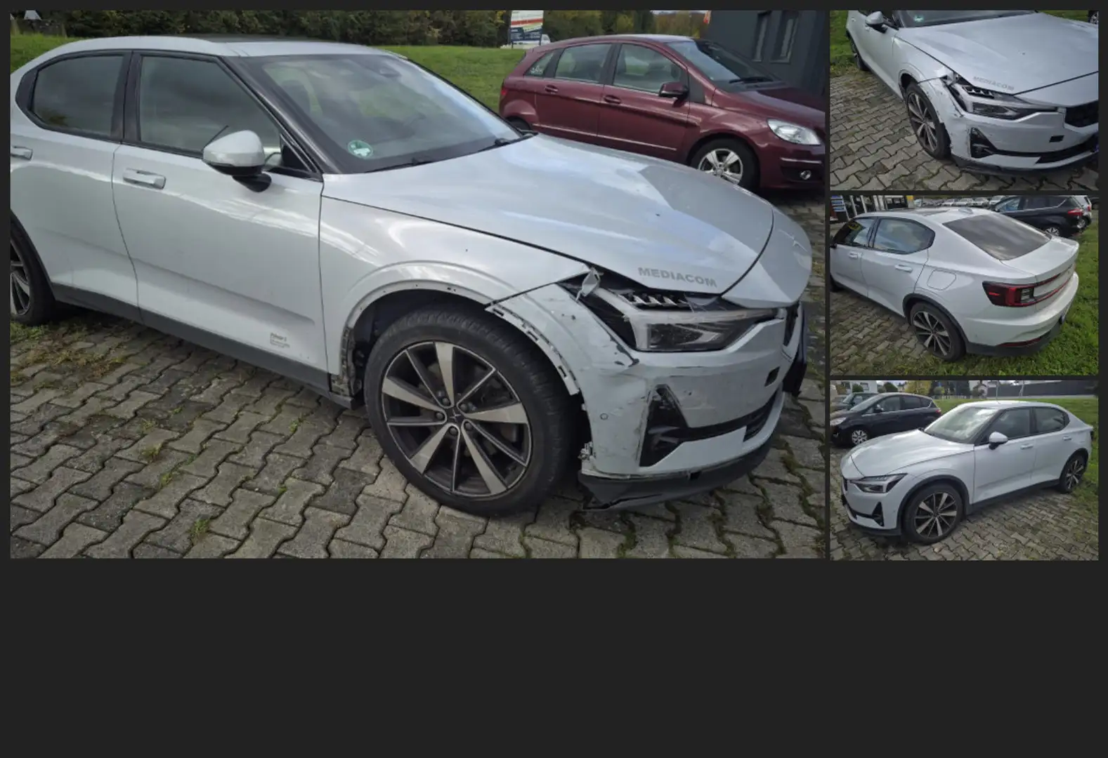 Polestar 2 E-Motor NEU Unfall vo.re. Fahrbereit! Long Range D Grau - 1