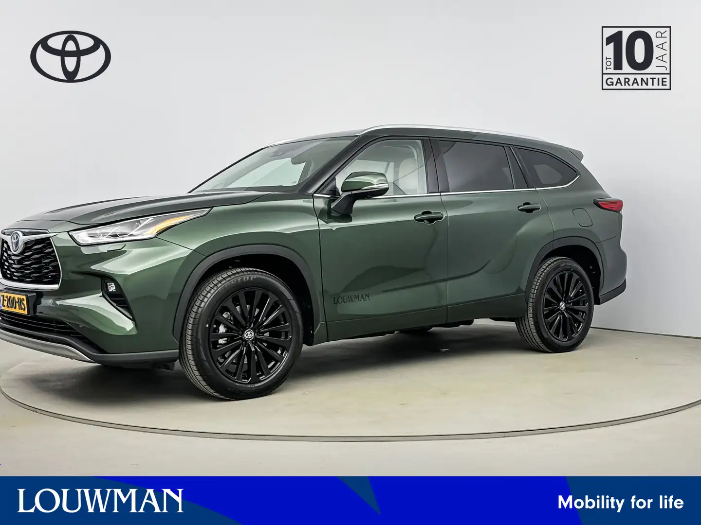 Toyota Highlander 2.5 AWD Hybrid Premium | schuif-panodak | volleder Groen - 1