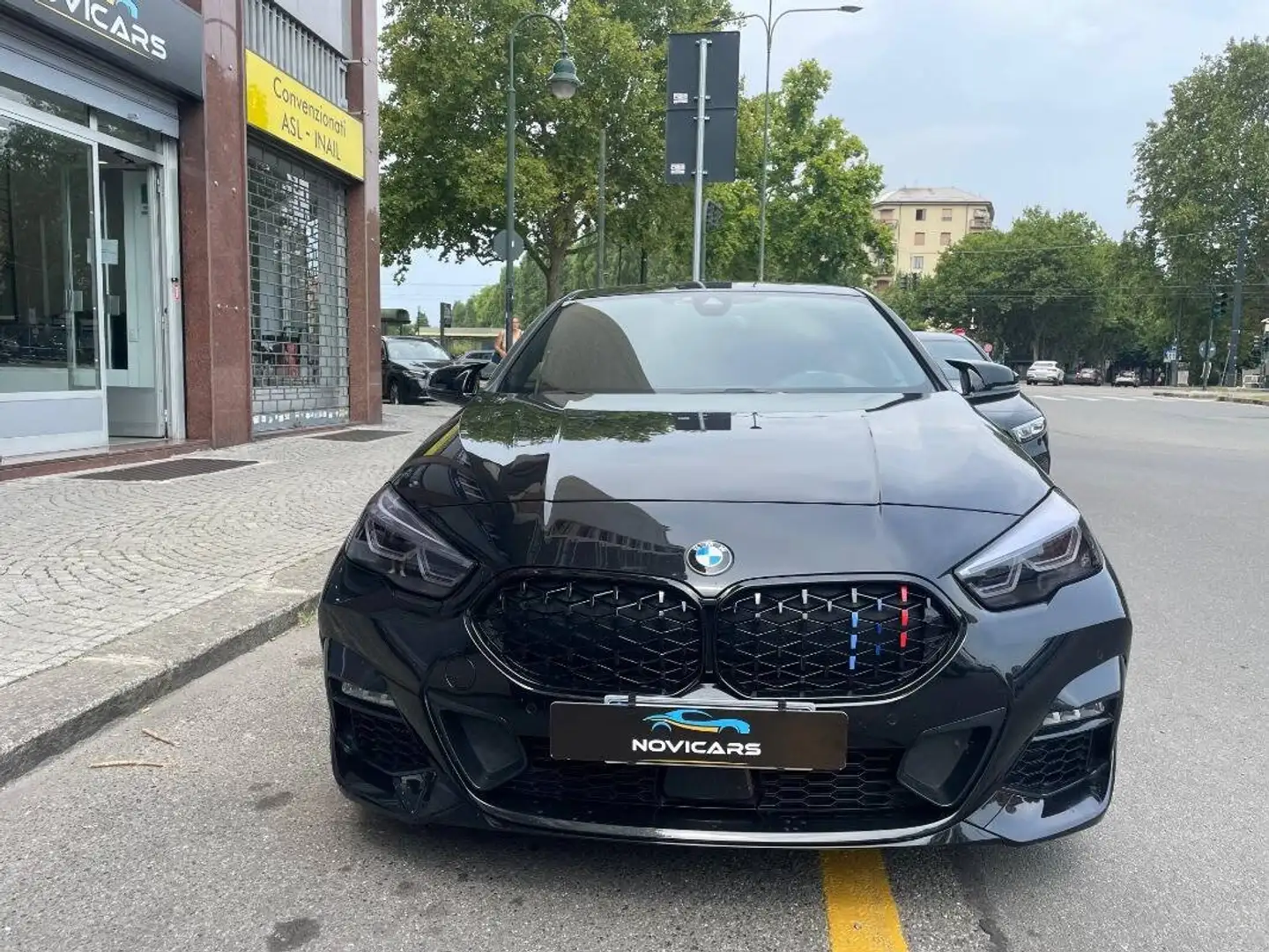 BMW 218 Serie2 F44 218d Gran Coupe Msport auto Nero - 2