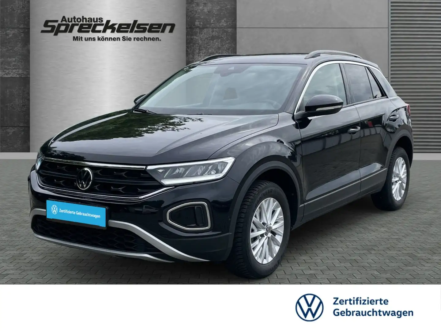 Volkswagen T-Roc 1.0 Life++LED++Navi++Sitzheizung++ Klima Navi Schwarz - 1