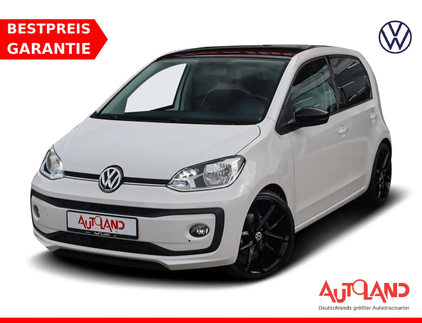 Volkswagen up! 1.0 high Klima Sitzheizung Weiß - 1