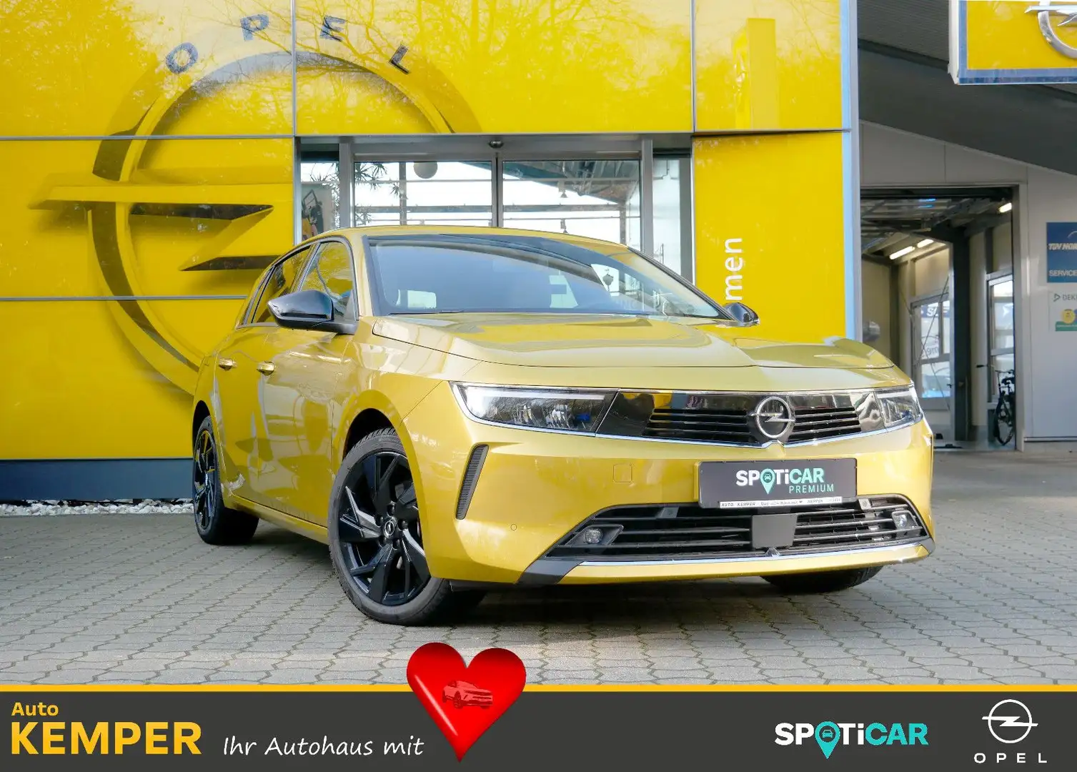 Opel Astra L  1.2 Business Edition Autom. *AHK*Kamera Gelb - 1