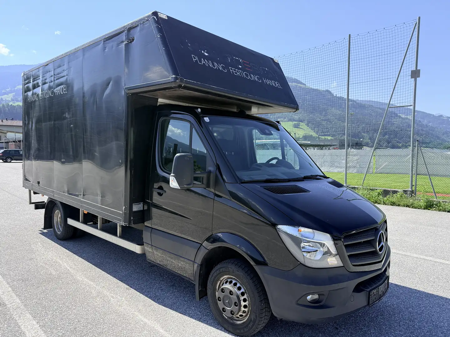 Mercedes-Benz Sprinter Koffer 519  3.0 CDI 190 PS   Pickerl Neu  06/27 Schwarz - 2
