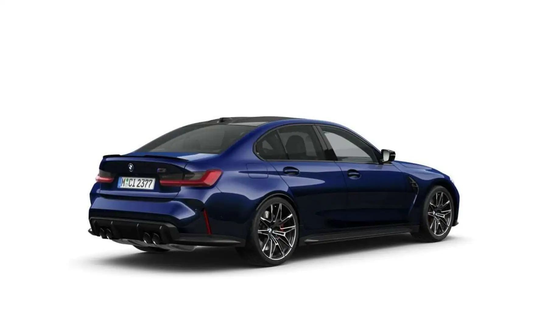 BMW M3 Limousine Bleu - 2