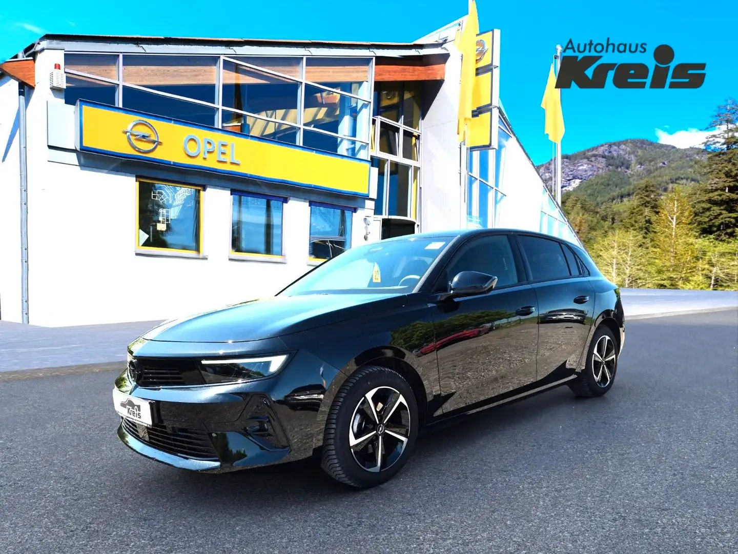 Opel Astra 1.2 GS Line Navi SHZ LHZ Kamera Keyless Zwart - 1