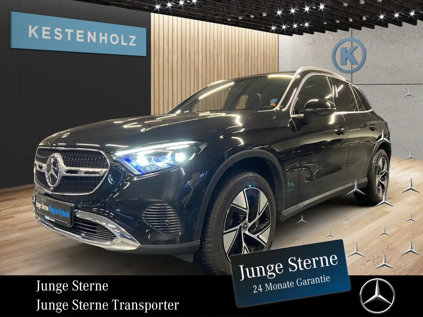 Mercedes-Benz GLC 300 GLC 300 e 4M *AVANTGARDE*AHK*360°*PANO*STHZ*MEM* Schwarz - 1
