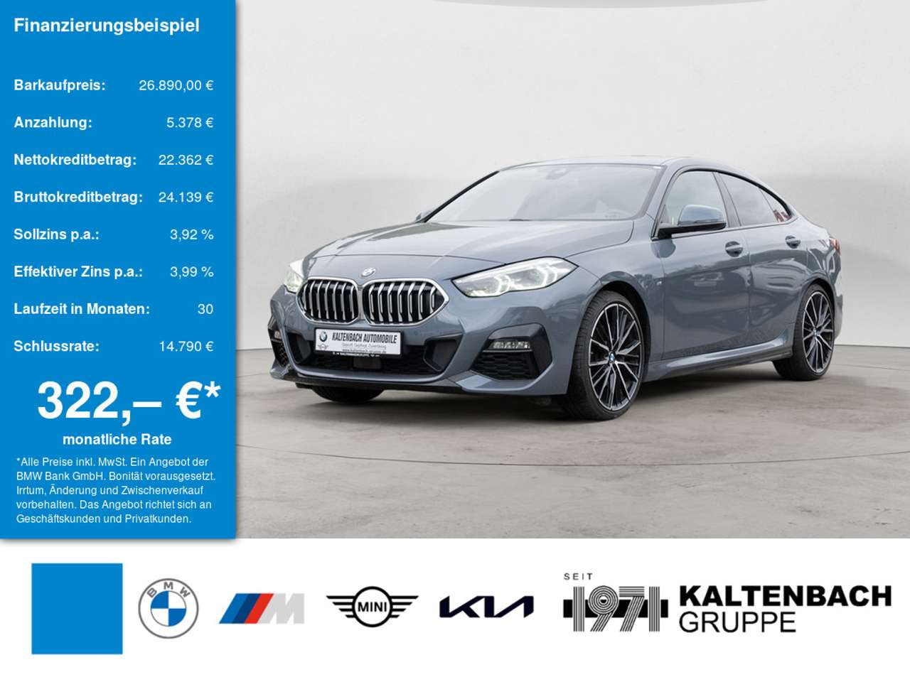 BMW 218 2024 — i Gran Coupe M-Sport PANO LED ACC NAVI SHZ