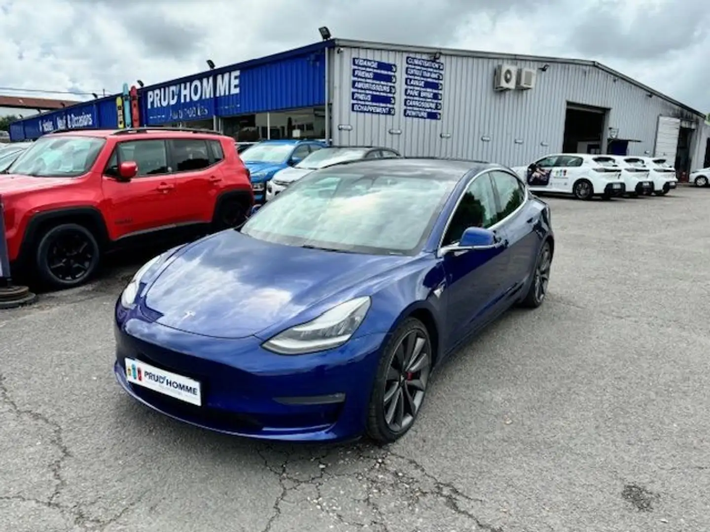 Tesla Model 3 PERFORMANCE PUP AWD UPGRADE 482CH Bleu - 1