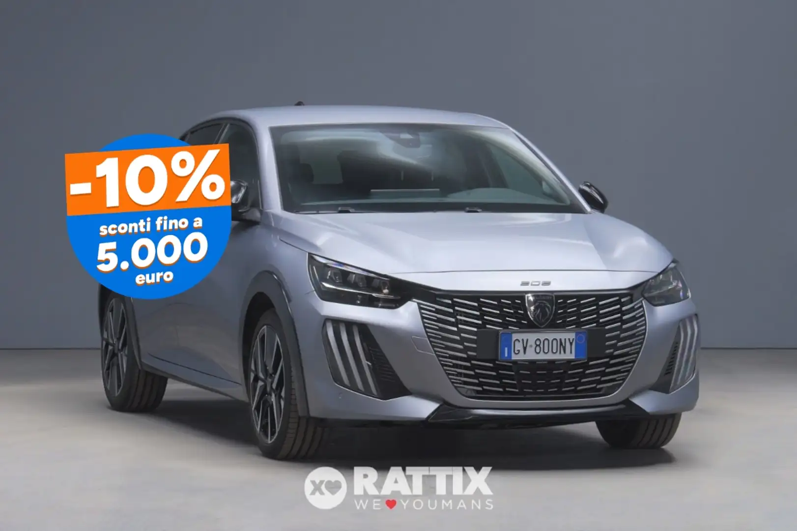 Peugeot 208 1.2 Puretech 100CV GT Grigio - 1