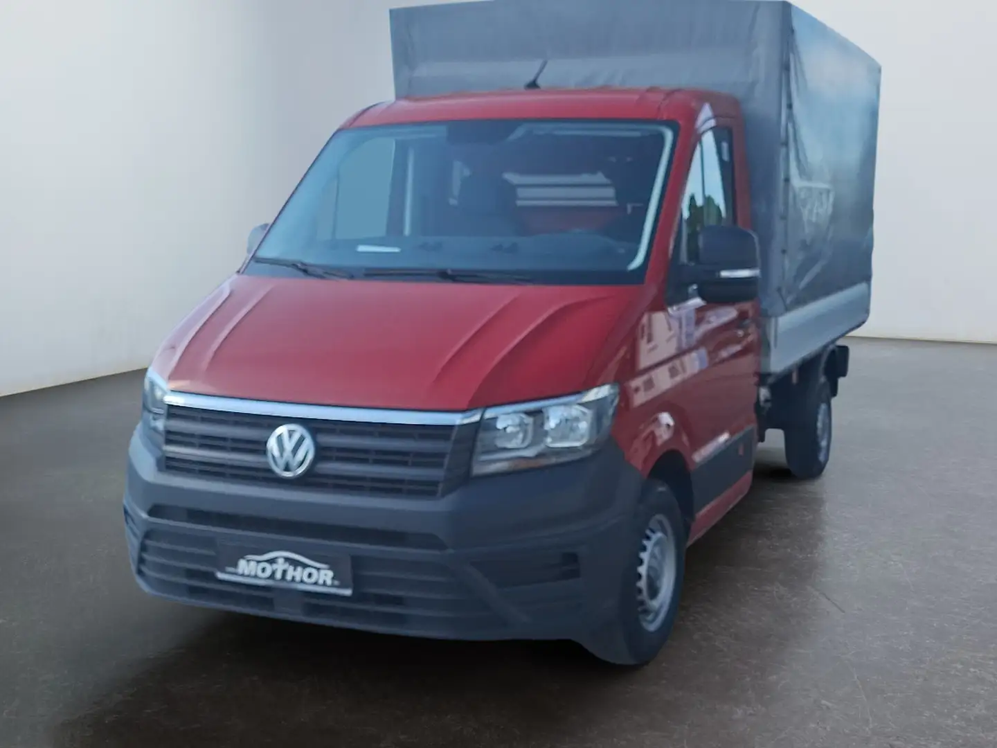 Volkswagen Crafter 35 Pritsche MR 2.0TDI PlaneSpiegel Klima Rot - 2
