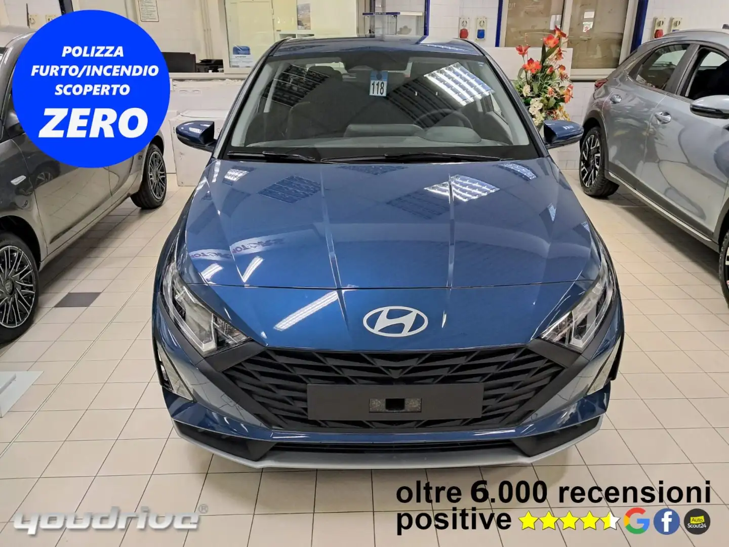 Hyundai i20 1.2 MPI MT Connectline MY 25 KM0 Blu/Azzurro - 1