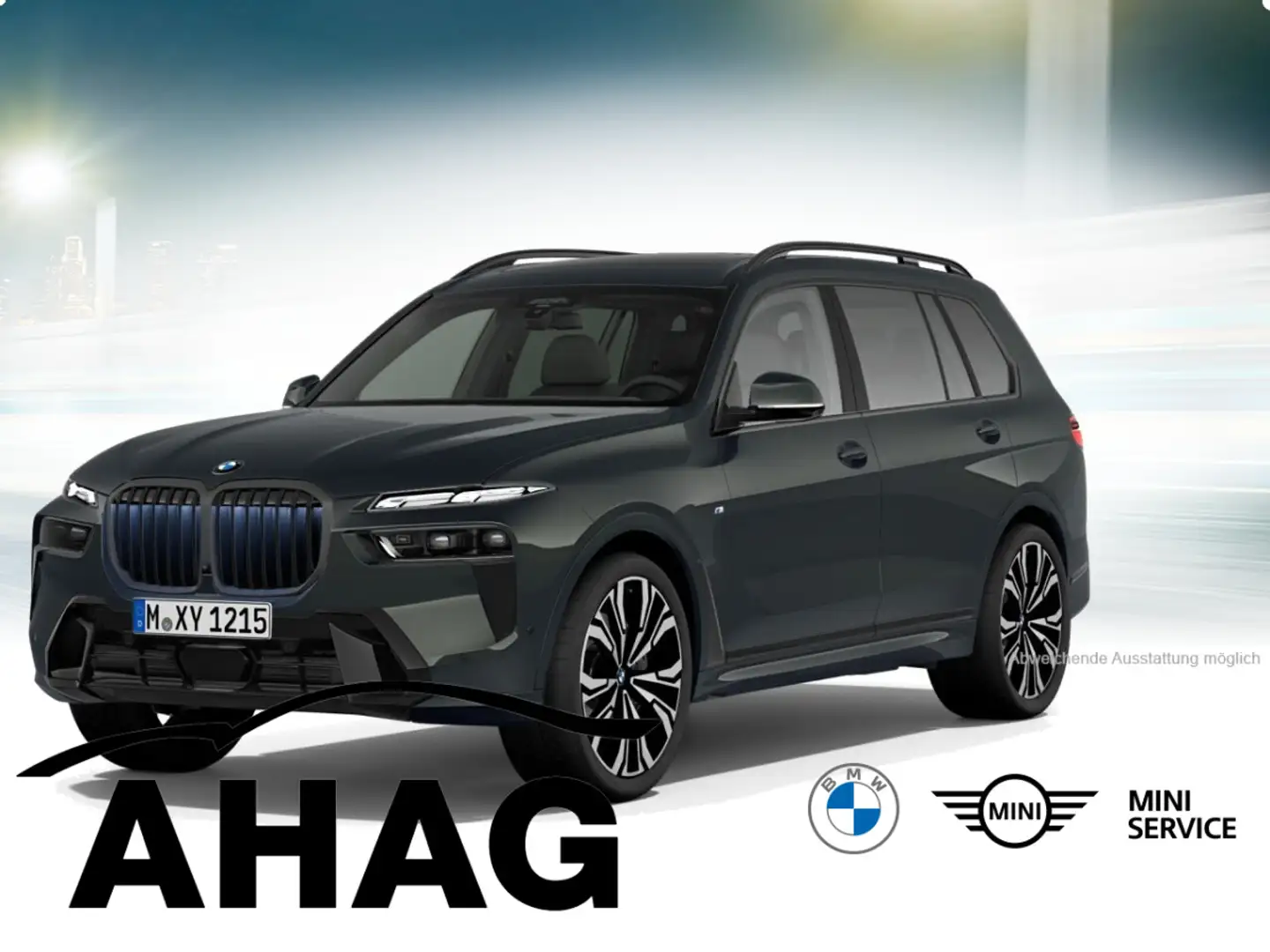 BMW X7 xDrive40d Navi Leder Tempom.aktiv Panoramadach Blu Grau - 2