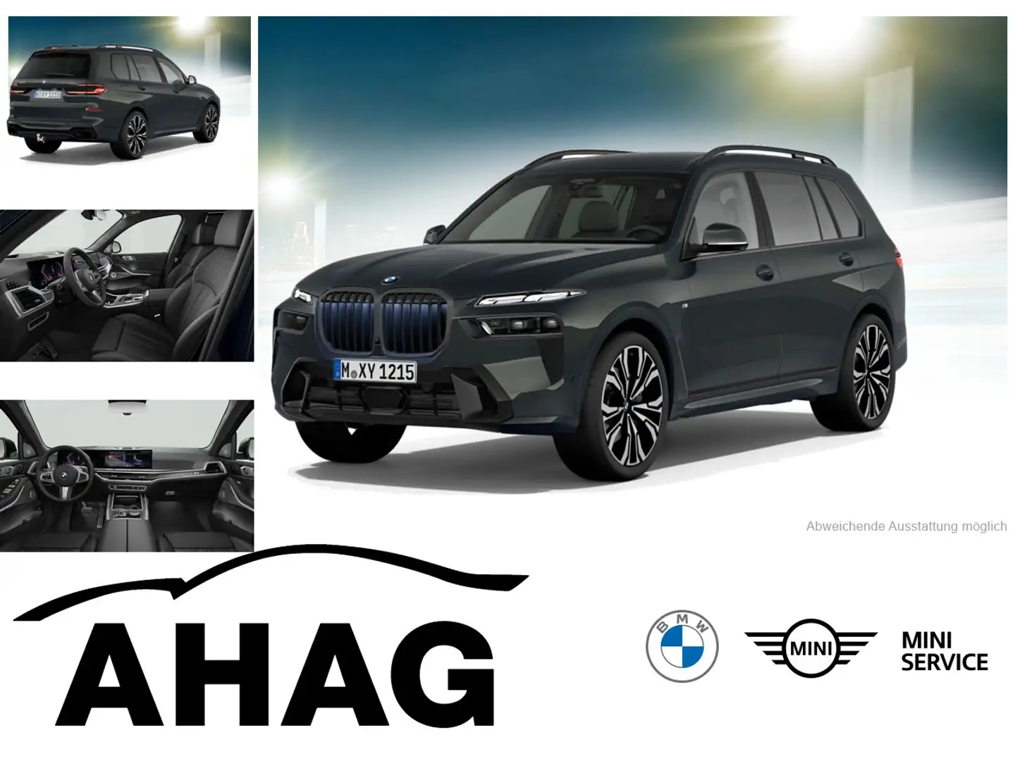 BMW X7 xDrive40d Navi Leder Tempom.aktiv Panoramadach Blu Grau - 1