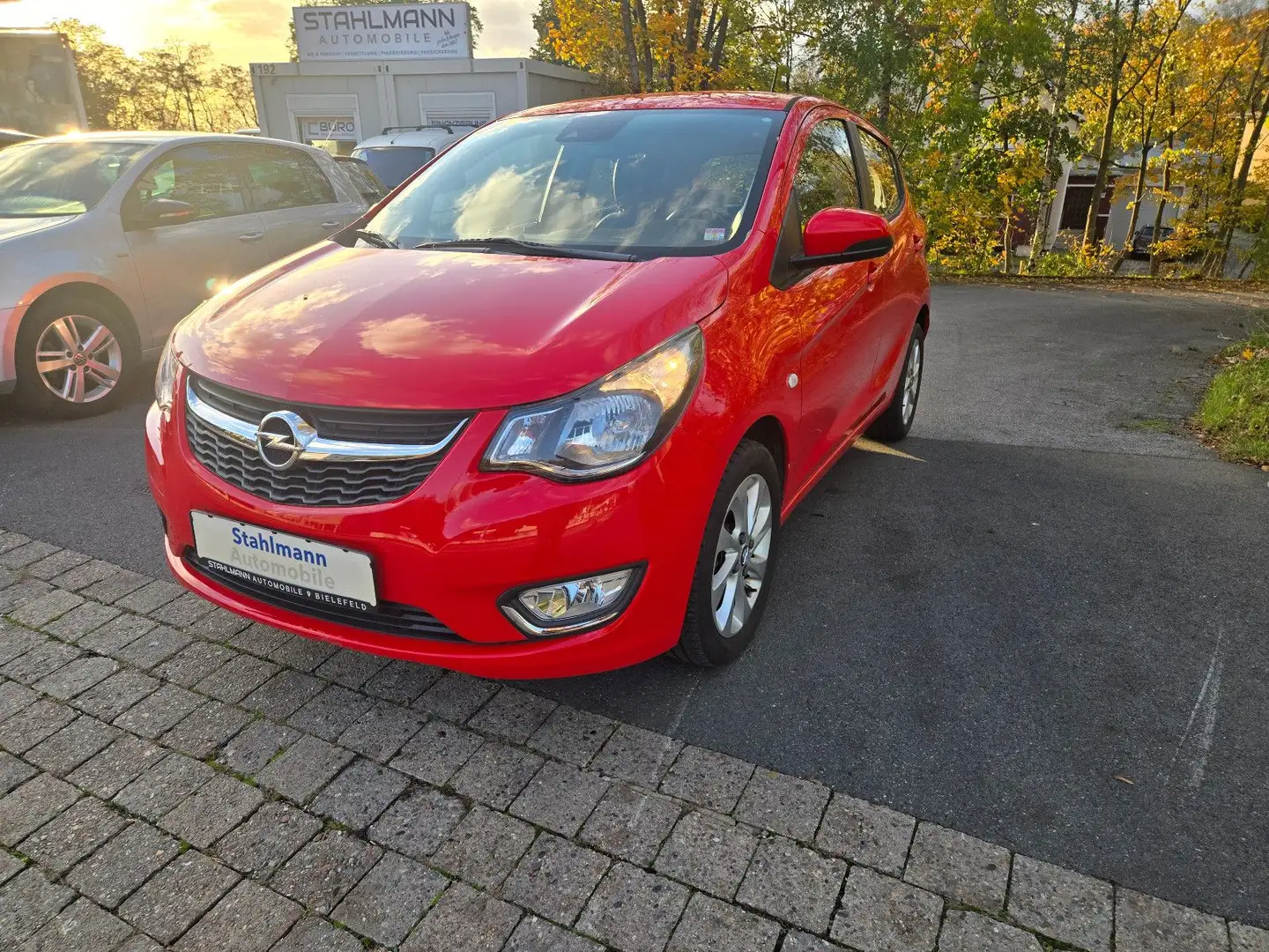Opel Karl Exklusiv KLIMA LEDER PDC 1.HAND Rot - 1