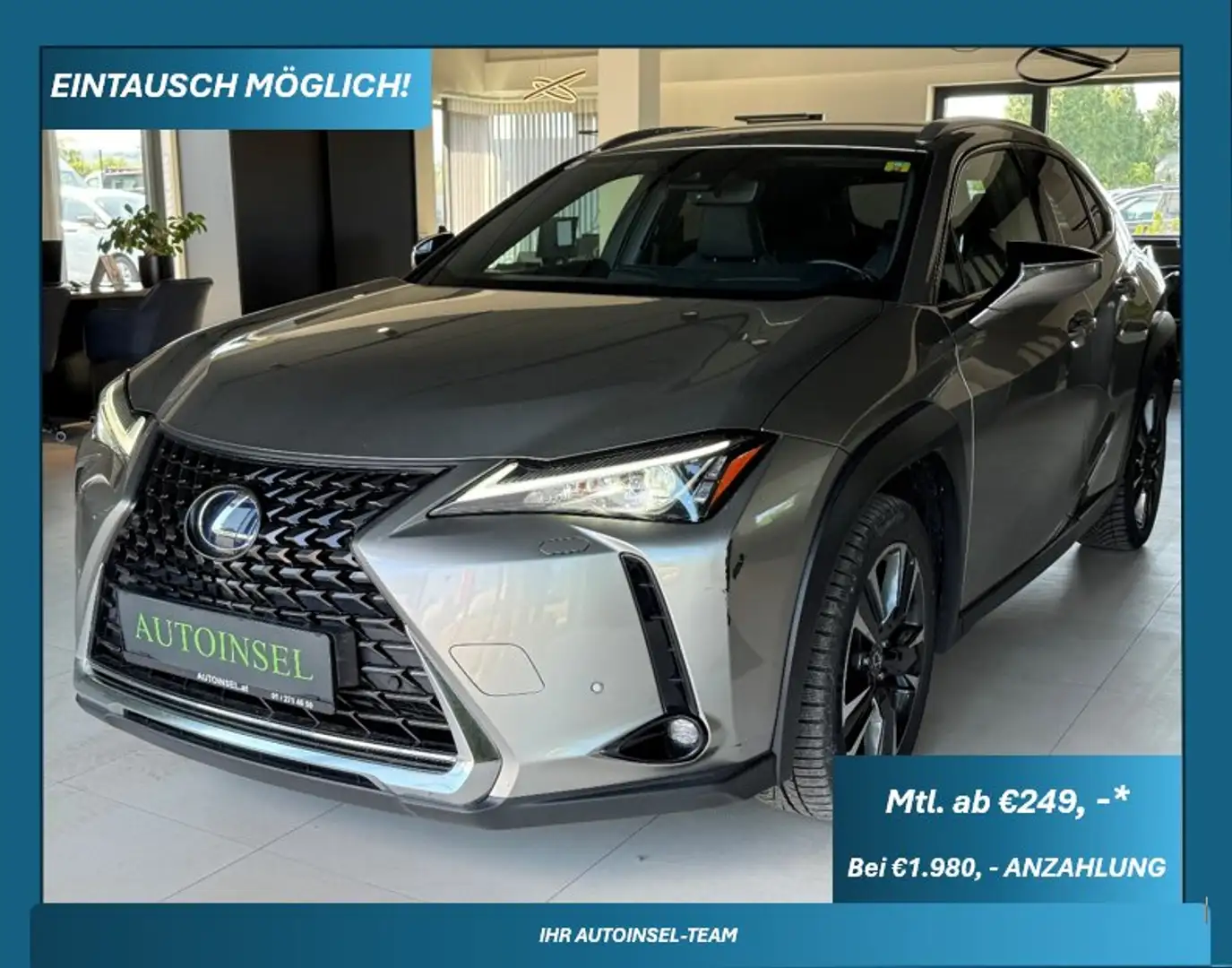 Lexus UX 250h Alcantara, Kamera, Leasingfähig Grau - 1