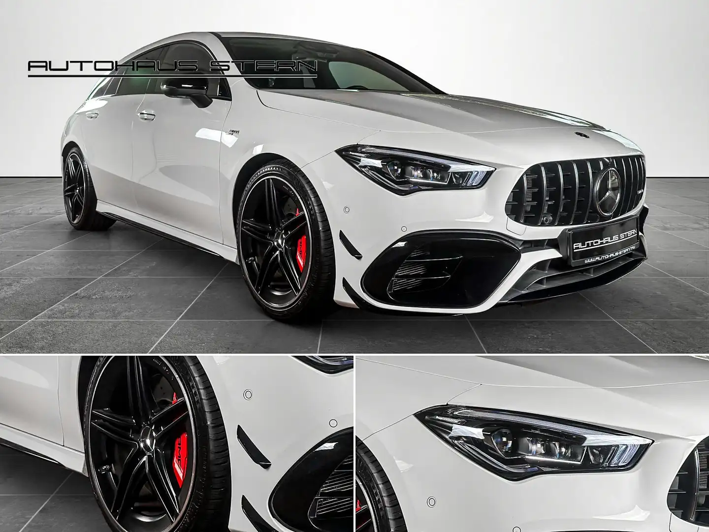 Mercedes-Benz CLA 45 AMG Shooting Brake*Aero Paket*4matic*Burmester*Night P Blanc - 2
