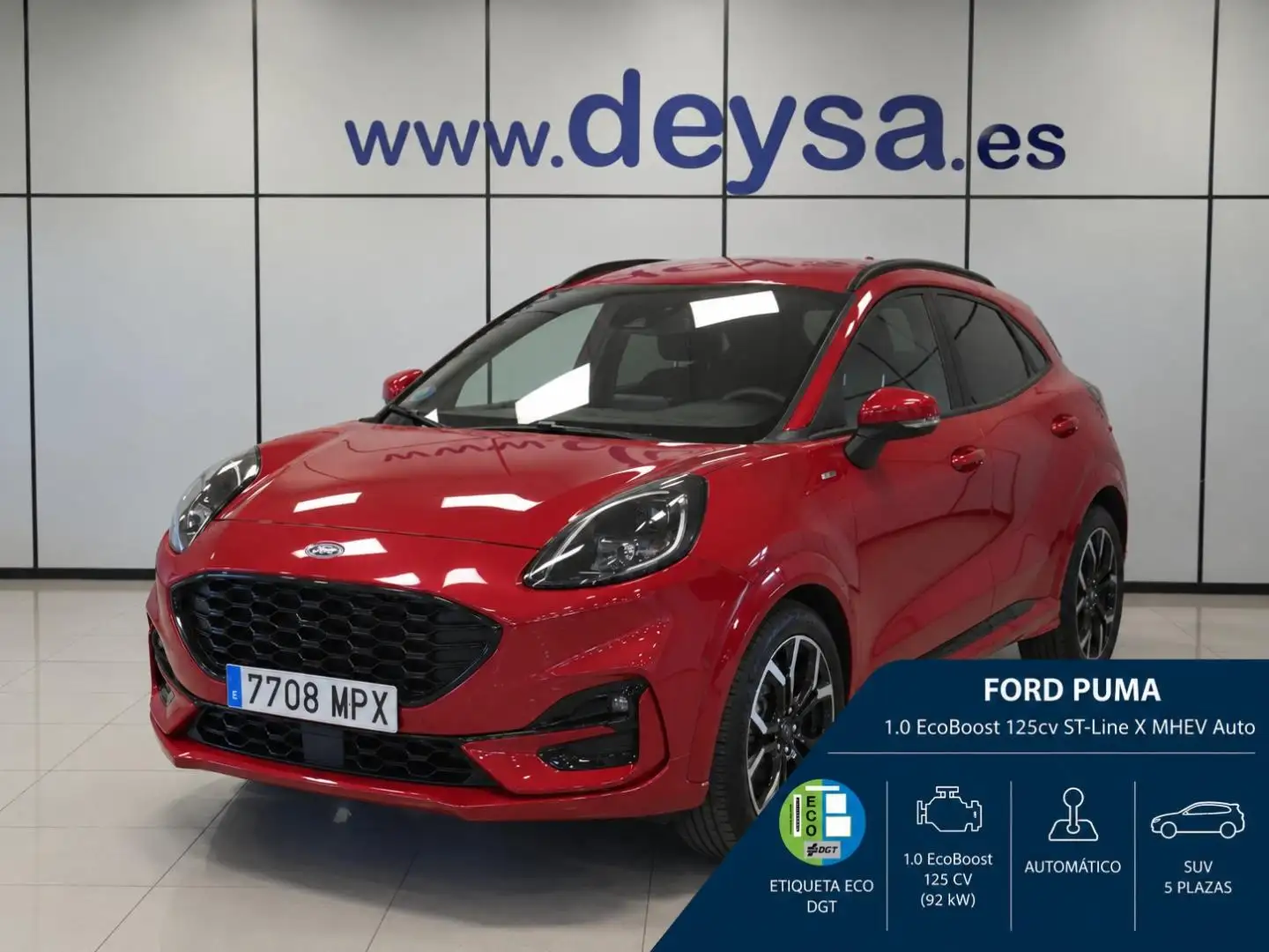 Ford Puma 1.0 EcoBoost MHEV ST-Line X Aut. 125 Rojo - 1