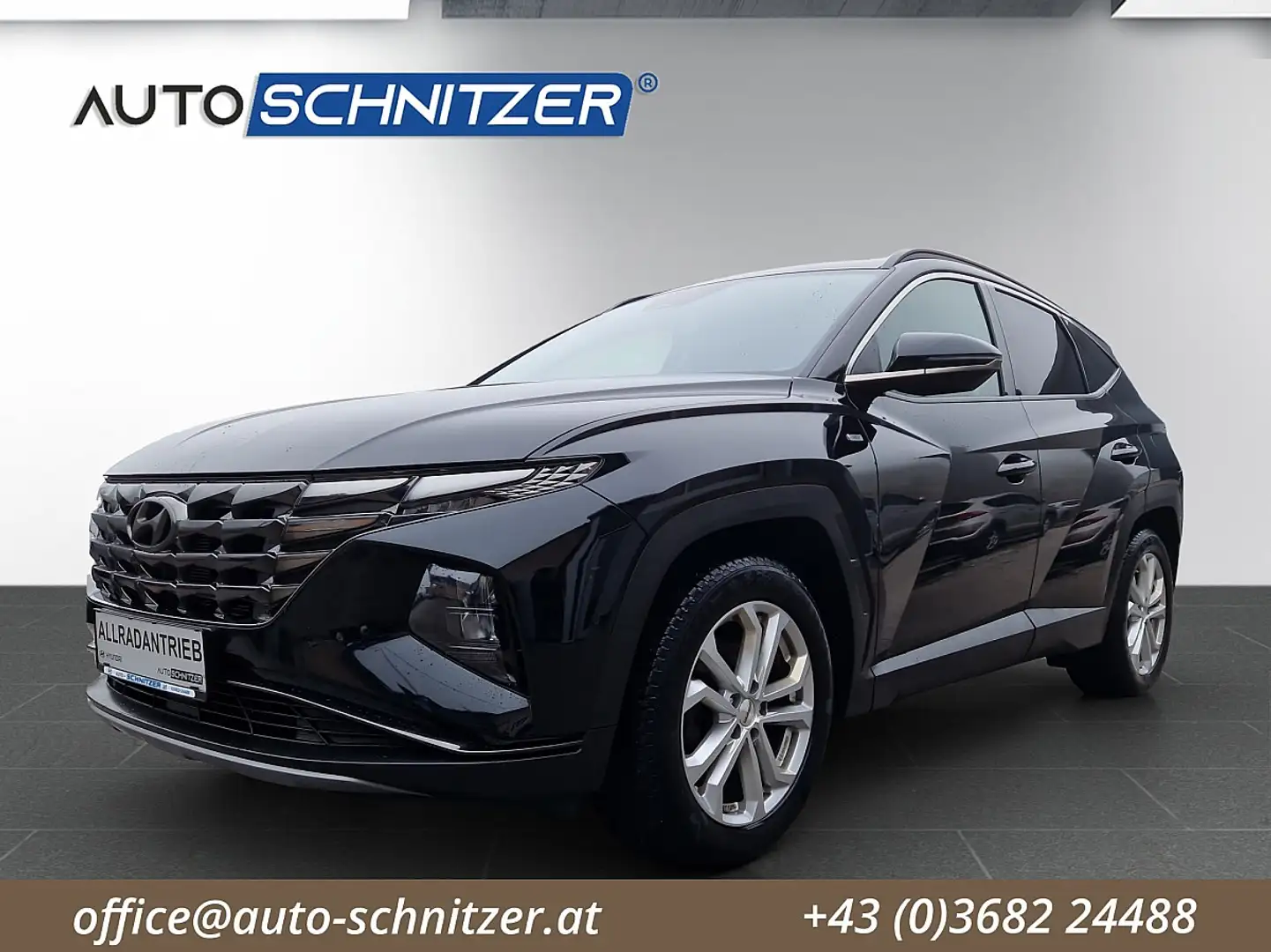 Hyundai TUCSON Tucson 1,6 CRDI 4WD 48V Smart Line DCT Schwarz - 1
