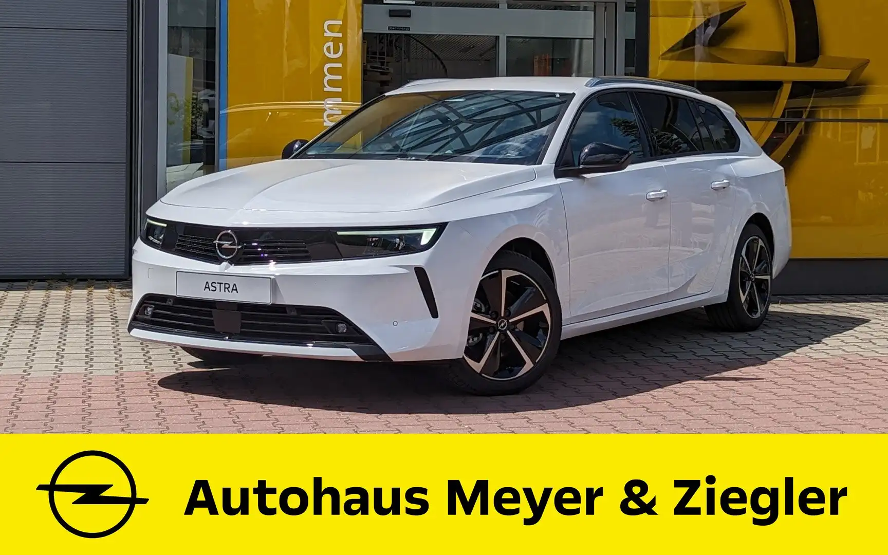 Opel Astra ST 1.5 D Autom. SHZ/LHZ/Navi/LED/AGR/Rückf.Kam Weiß - 1