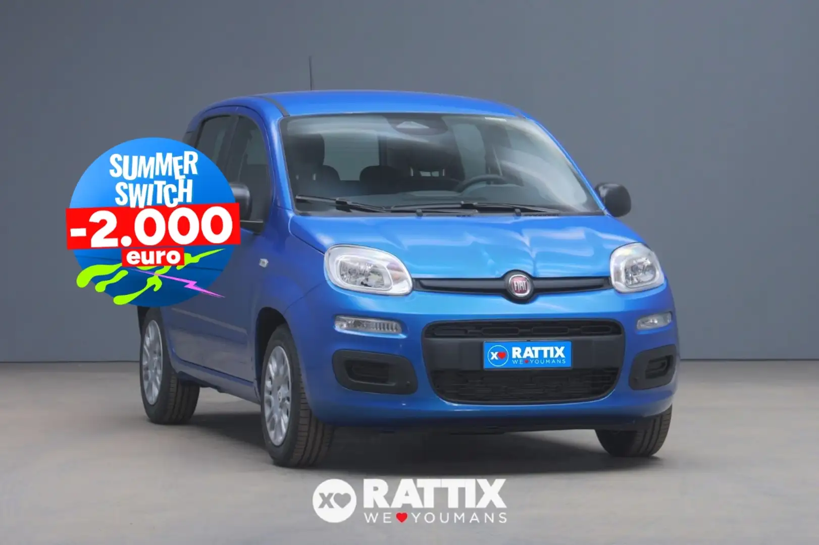 Fiat Panda 1.0 firefly hybrid 70CV 5p.ti + Pack City Kék - 1