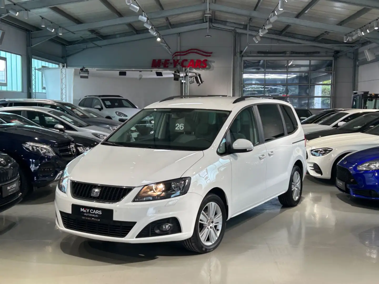 SEAT Alhambra Style 2.0 TDI*7 SITZER*RFK* Weiß - 1