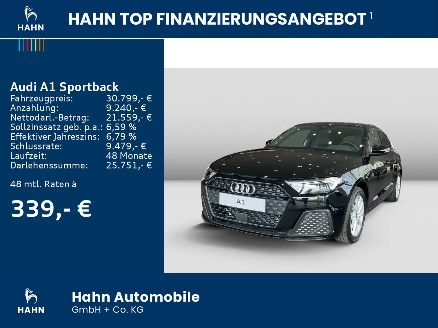 Audi A1 Audi A1 Sportback 30 TFSI Noir - 2